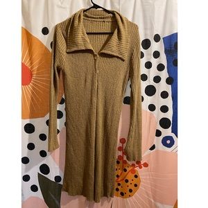 90s Style Long Sweater Dress